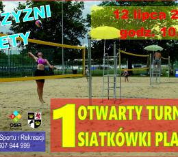 I Otwarty Turniej Siatkówki Plażowej...